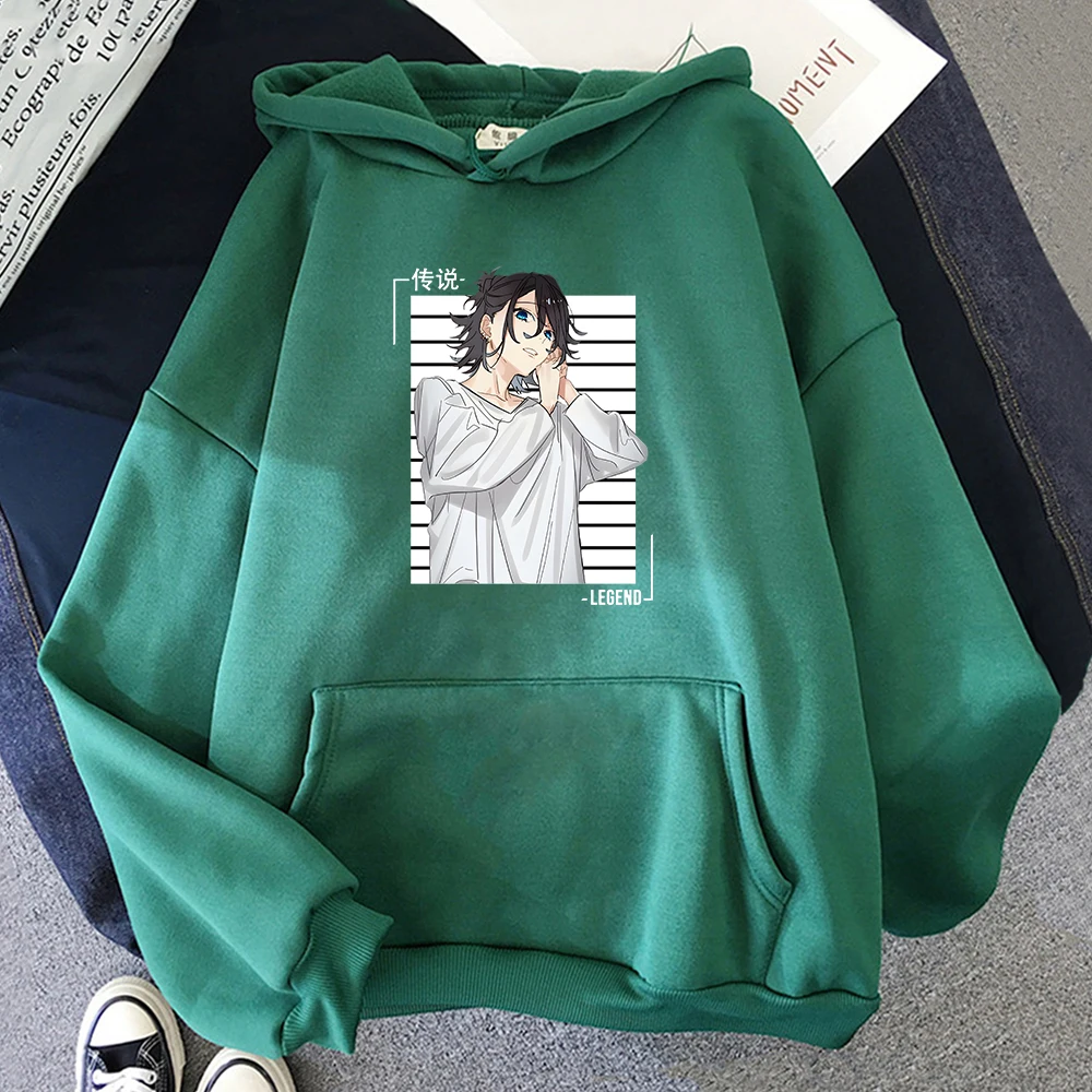 

Horimiya Izumi Miyamura Sweatshirts Mens Manga Cartoon Graphic Hoodies with Fleece Hooded Japan Anime Clothes Moletom Masculino