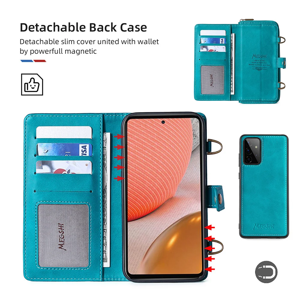 best waterproof phone pouch Wallet Leather Cell Phone Case For XiaoMi 9 10 10Pro 11 Lite 11T 5G Poco X3 Pro NFC M3 RedMi Note 8 9 10 11 designer phone pouch