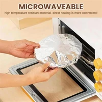 Couvercle de bol en aluminium réutilisable, 10 à 60 pièces, isolation thermique et conservation de la chaleur, four de qualité alimentaire, pique-nique à emporter 3