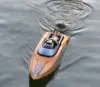 31.5" Large Remote Control Boat for Adults 798-4P Pro Brushless Speedboat 80km/h+ , Two 5200 mAh Battery for Power at Same time, 6