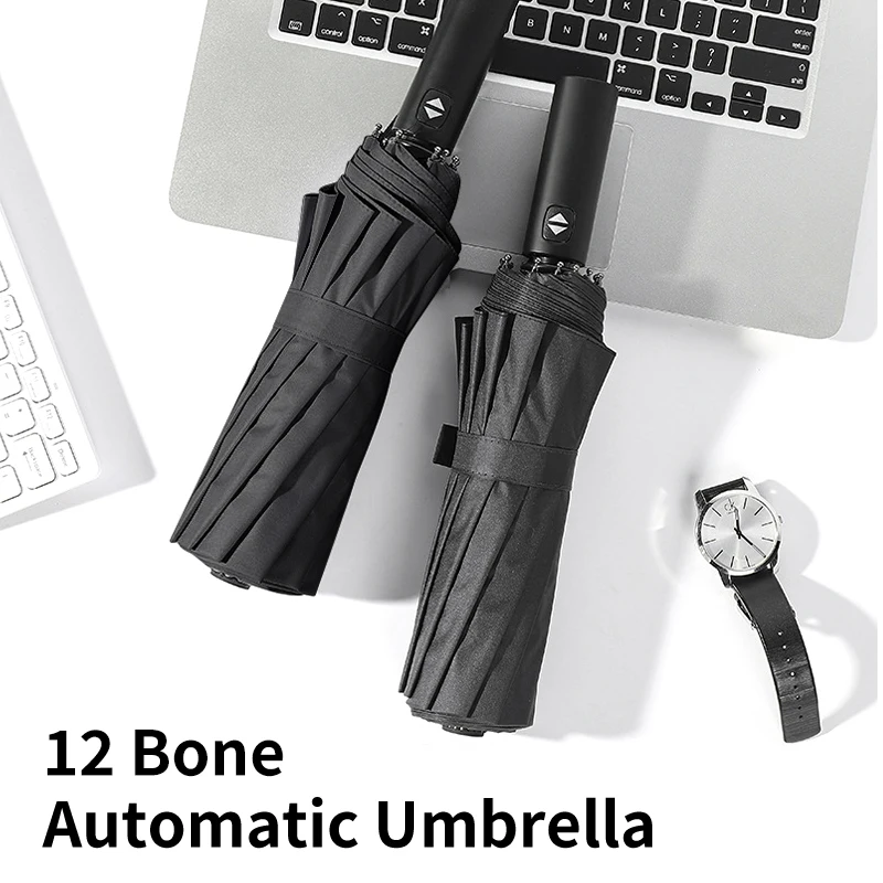 Car Fully Automatic Folding Umbrella Sunshade Accessories For Ford ST Racing Performance Explorer Focus Mk2 Fiesta Ranger Mondeo