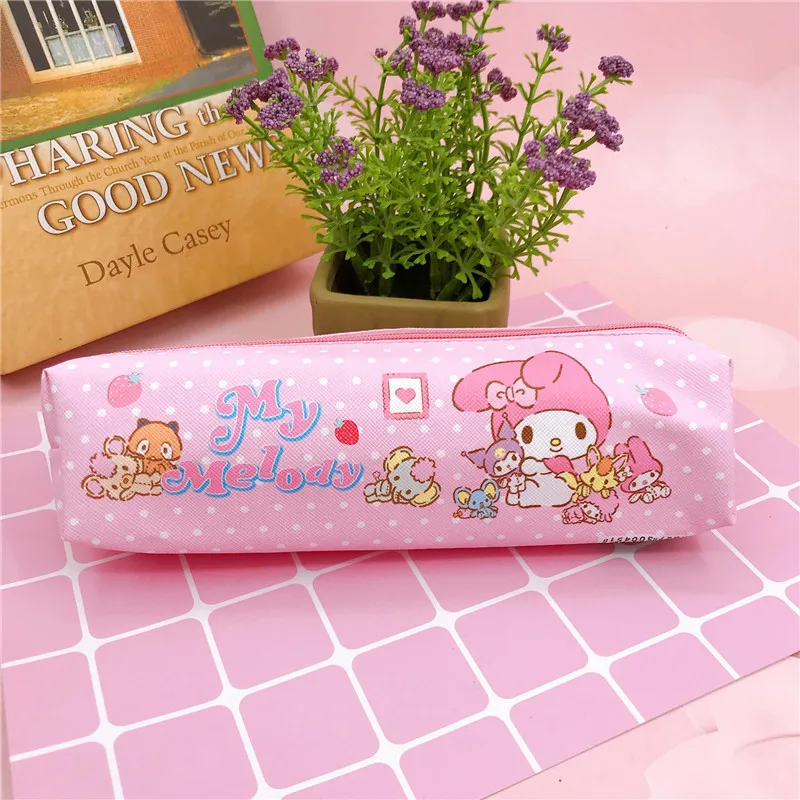 

Hellokitty Large Capacity SanrioPencil Case Cartoon Cinnamoroll Kulomi Portable Makeup Bag Cute School Pencil Case Stationery