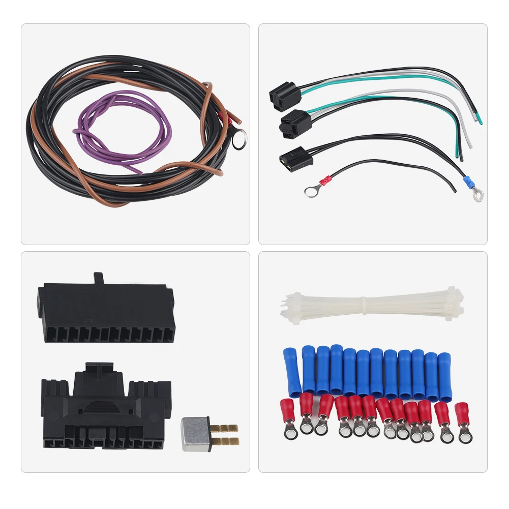 21 Circuit Car Modification Wire Harness Universal For GM Ford And Mopar Engine Swaps Lights Door Locks Gauges Power Windows - Image 6