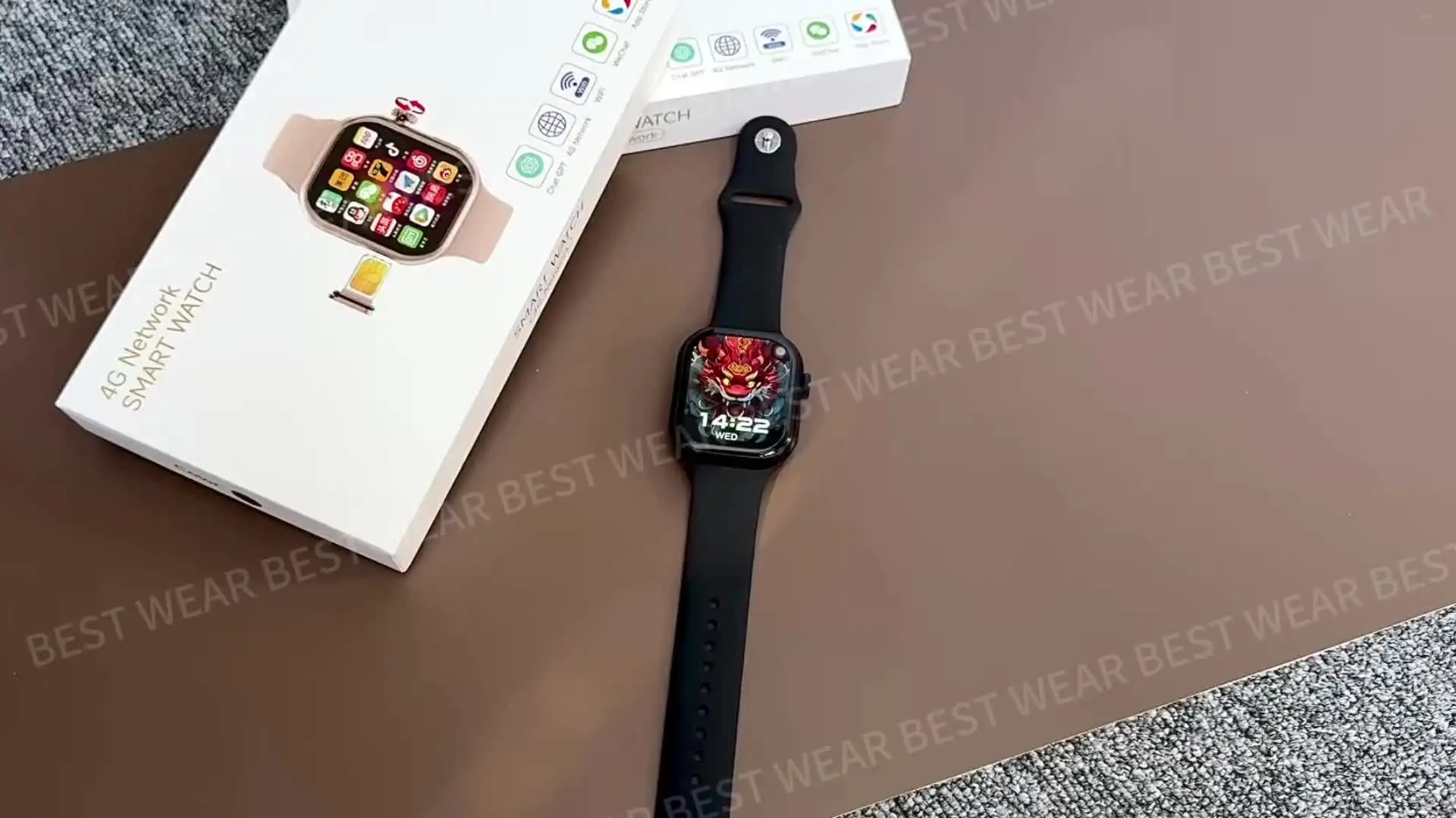 Умные часы AMOLED с диагональю 2 06 дюйма вращающаяся камера 128 ГБ/5G/поворотная 410x502 HD