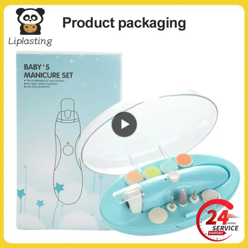 Electric Nail Baby Nail Trimmer Rechargeable Multifunctional Portable Infant Polisher Kids Clippers Cutter Care Set