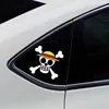 1pcs One Piece Luffy car Sticke Anime Peeking Glass Vinyl Decal Sticker For Car Window Laptop Hydroflask Waterbottle PVC 1