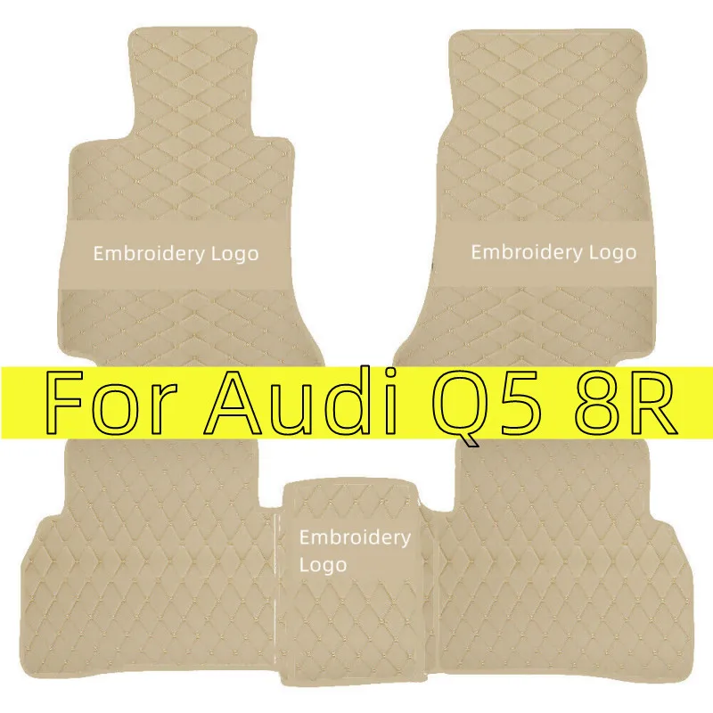 

Car Mats For Audi Q5 8R MK1 2009-2017 Luxury Leather Rug Durable Anti Dirt Carpet Auto Floor Mat Set Car Interior Accessories