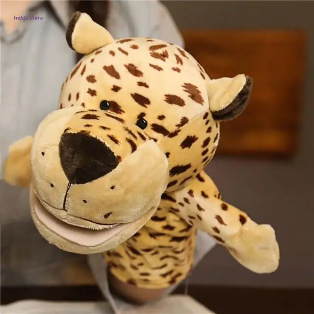 Plush Hand Puppet Finger Doll Fidget Toy Soft Hand Toy Puppets for Kindergarten Toddler Family Interactive Game Props 4