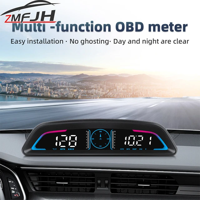 Compteur de vitesse numérique pour voiture, OBD/GPS B3 G3, affichage HUD multifonctionnel avec fonction d'alarme, accessoires automobiles 1