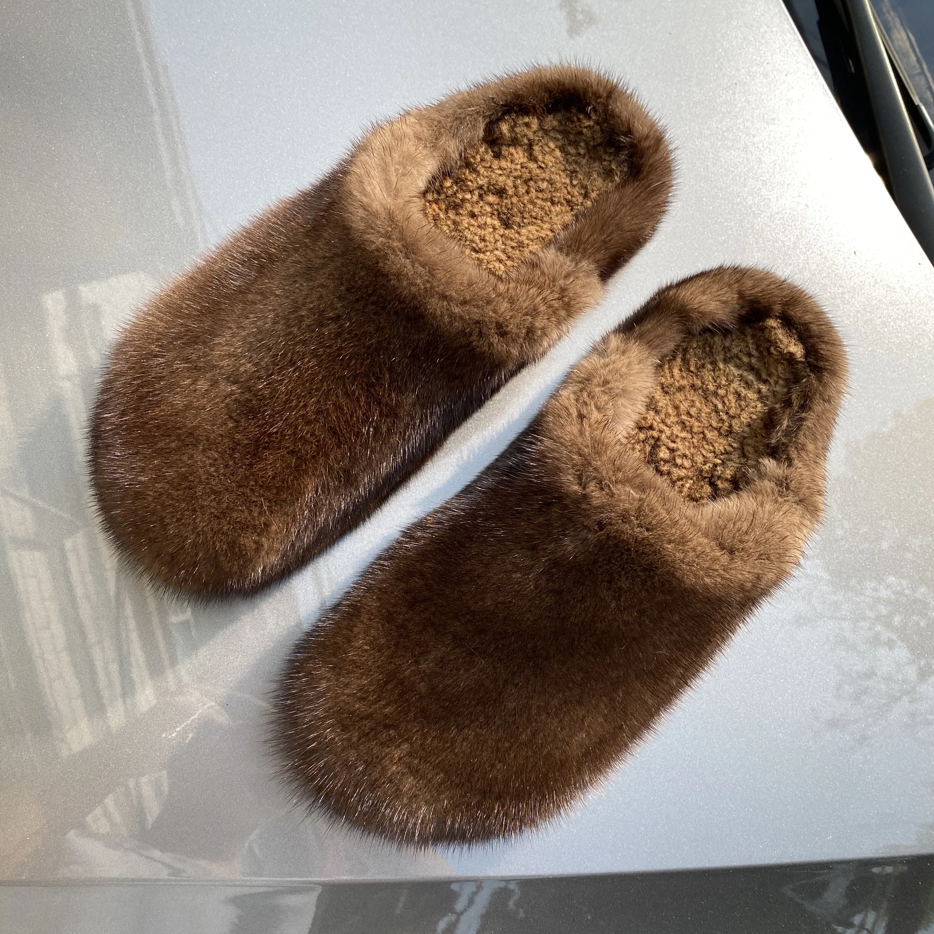 Pelliccia Scarpe Con Visone Kiara Shoes Zoccoli PELLICCIA-K9240