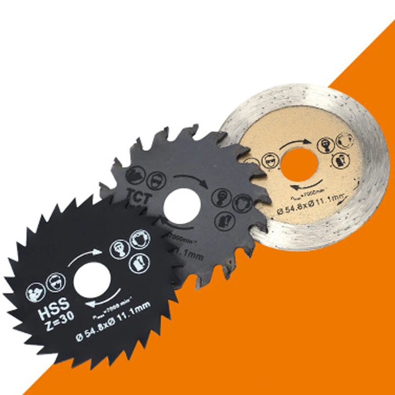 

1PCS Out diameter 54.8 mm High Quality Mini Circular Saw Blade Wood Cutting BladePC