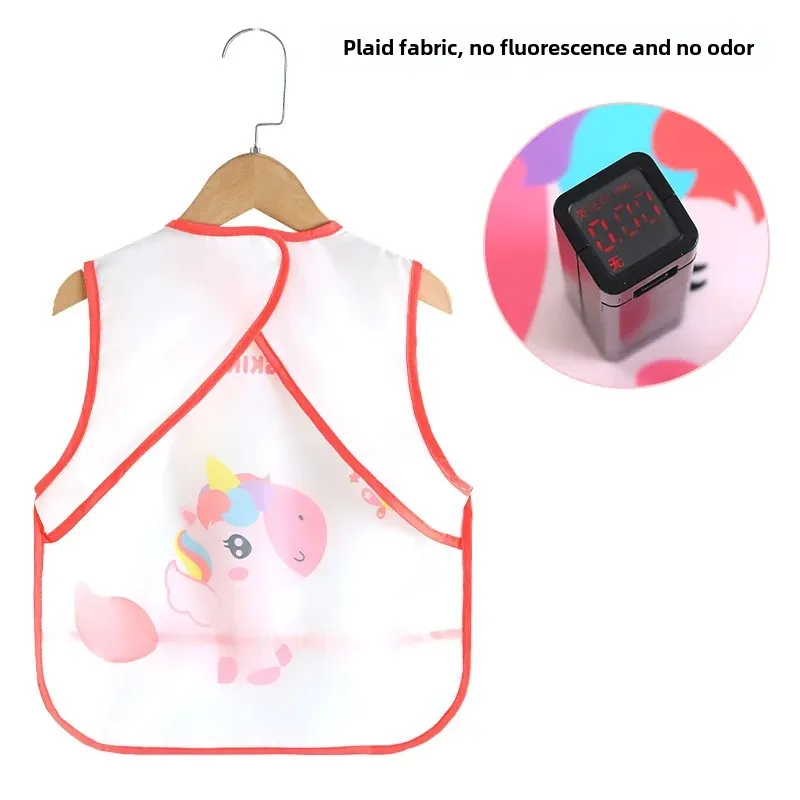 Baby Apron Summer Thin Breathable Waterproof Child Feeding Smock Eating Clothes Infant Protector Outerwear Mealtime Bib