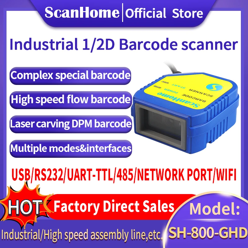 Scanhome Scanner Module 1 Million Pixels 3mil High Density Dpm 1d 2d