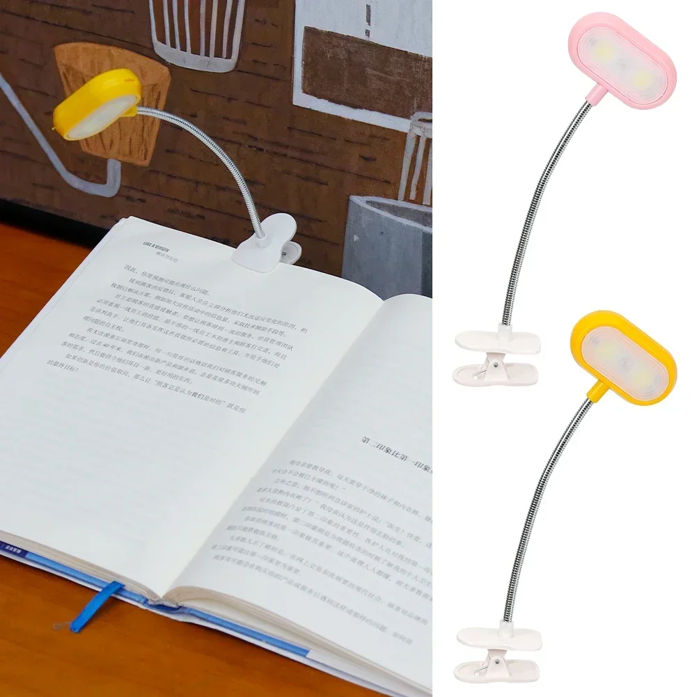 Clip Light LED Reading Lamp Portable Flexible Desk Lamp Battery Powered Eye Protection Night Light for Book Reading PC Laptop led light desk lamp night light book light led desk lamp