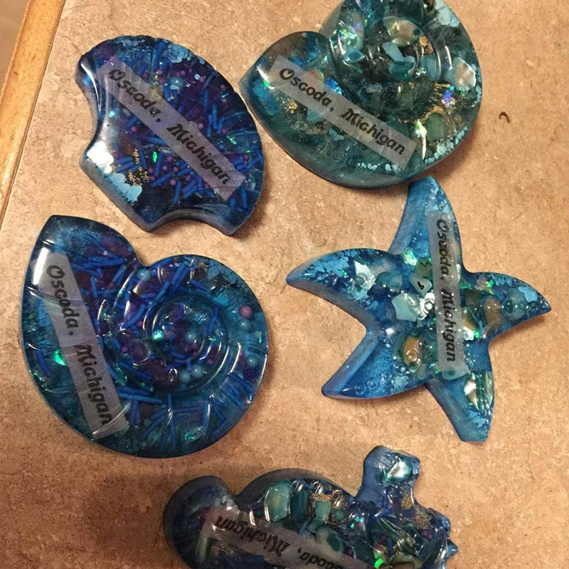 Unter Die Meer Silikon Schokolade Form Ocean Marine Tier Dolphin Meerjungfrau Schwanz Seife Form Kuchen Dekorieren Werkzeuge Cupcake Topper – Detail 8