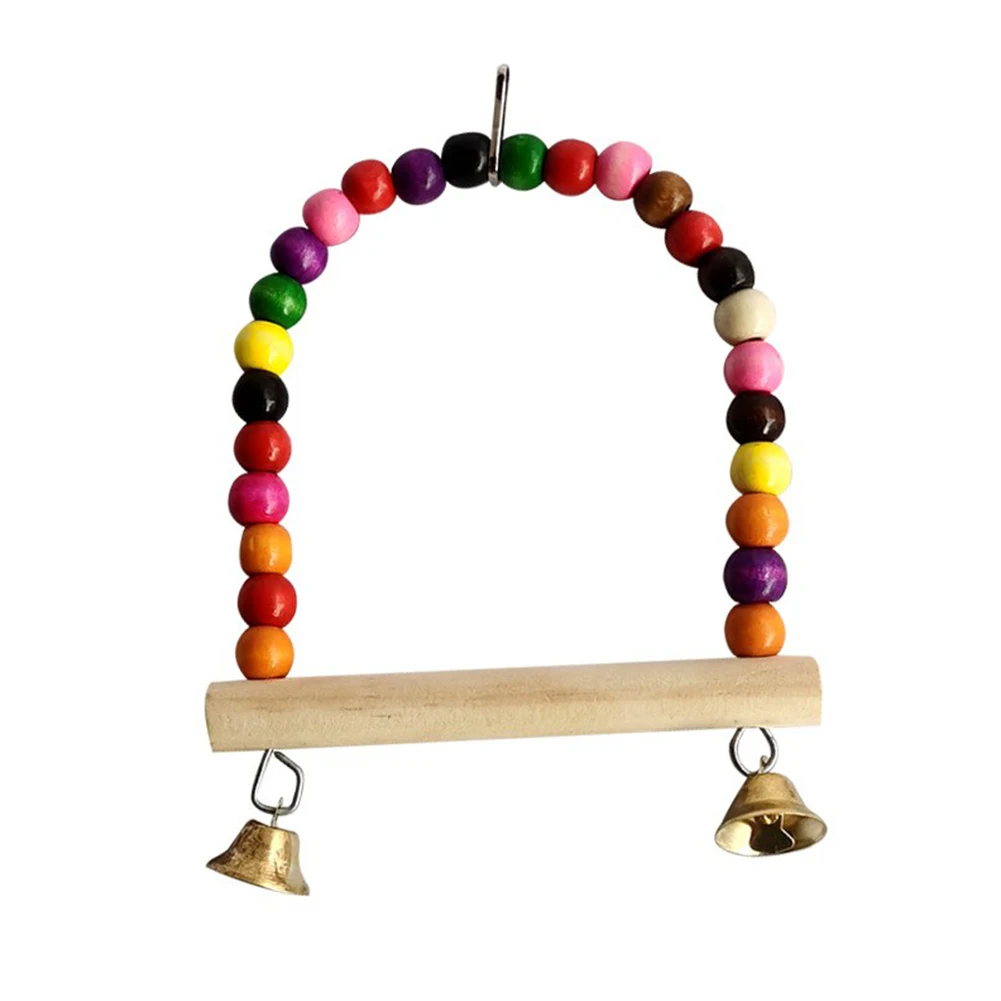 Title 3, 1 Pc Parrot Swing Bird Swing Toy Parrot Cage To...