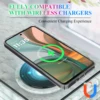 Case For Moto G75 Magsafe Magnetic TPU Acrylic Transparent All-wrap Scratch Proof Cover For Motorola G75 Shockproof Bumper 5