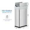 Automatic Trash Can,18.5/21.1 Gallon Touchless Motion Sensor Trash Bin, Smart Garbage Can with Soft-Close Lid, Bag Retainer Ring 2