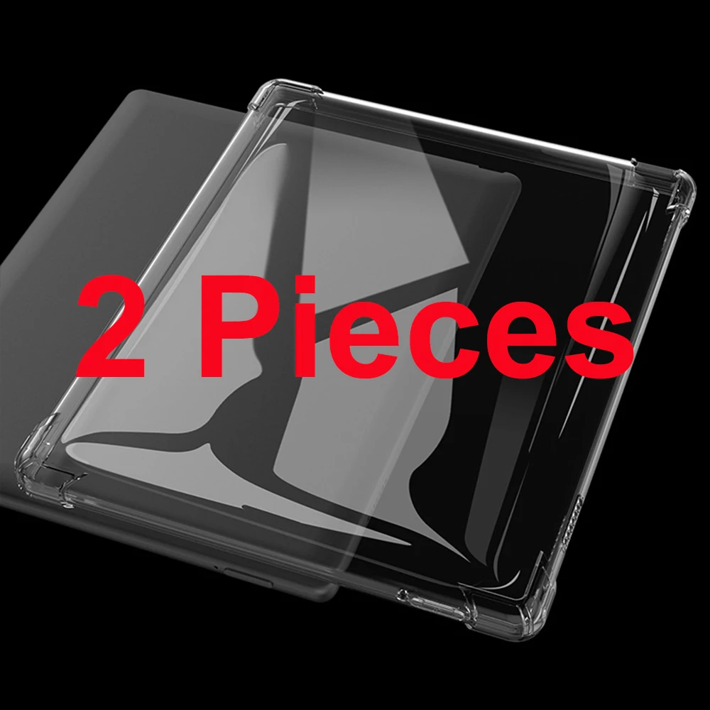 Clear TPU Flexible Back Cover Shell for 6.8 Inch E-Reader, Lightweight Bumper Case