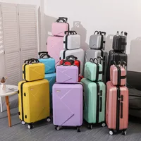 Ensemble de bagages valise de 14 pouces 20-28 pouces valise de grande capacité bagages à roulettes valise de voyage ensemble pratique pour le voyage 6