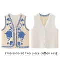 Embroidered cotton