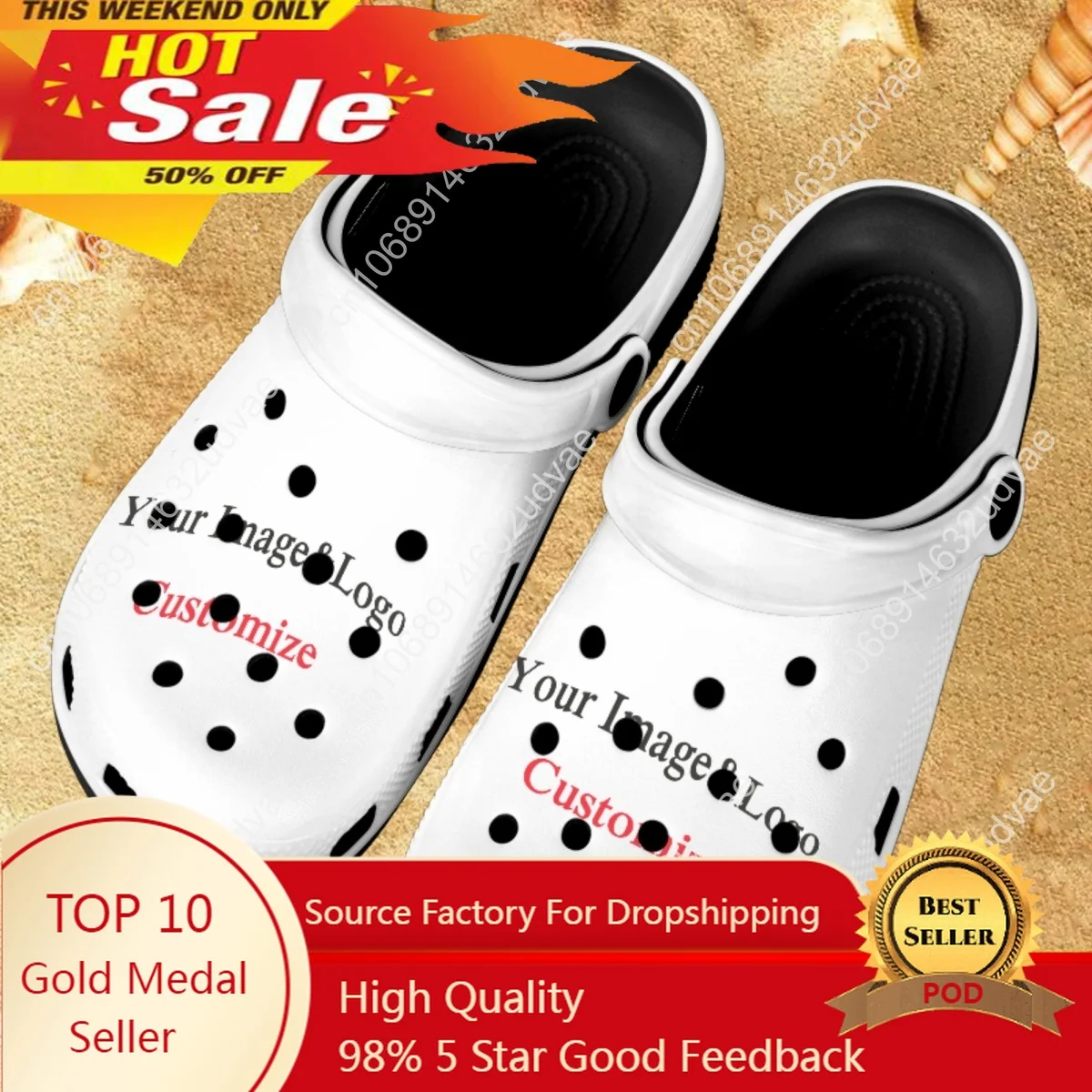 

Custom your design/logo/text/name Women's Sandals Summer Flats Home Slippers for Teen Girls Ladies Shoes Woman Bathroom Slides