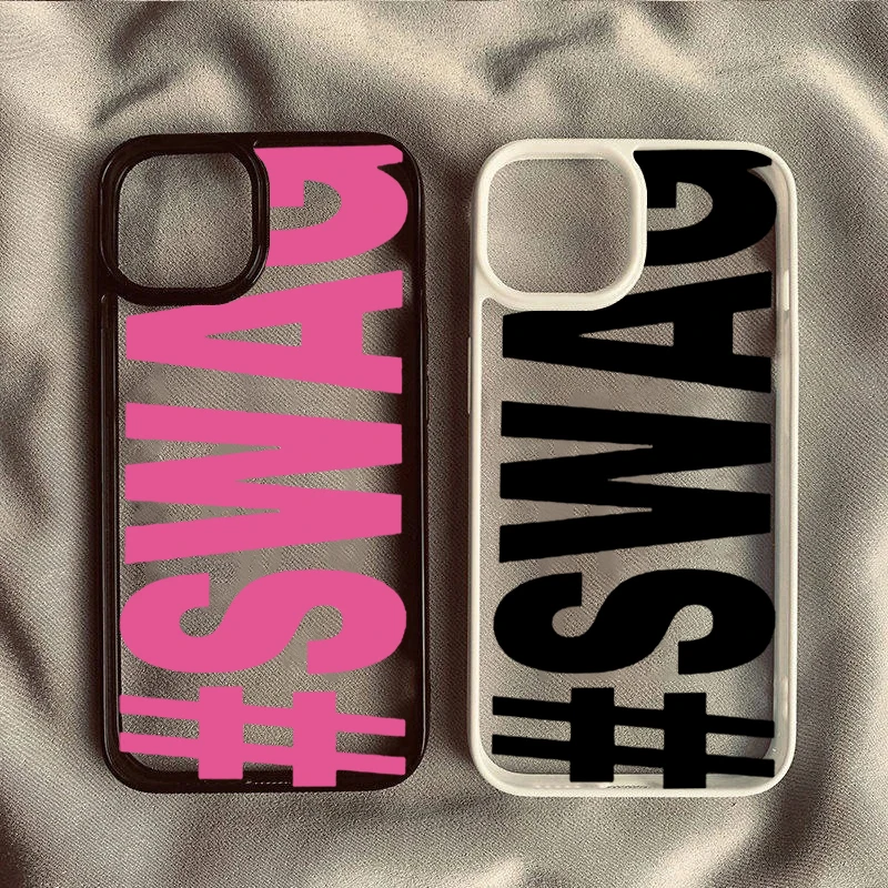 Bold Letter Shockproof Phone Case Cover
