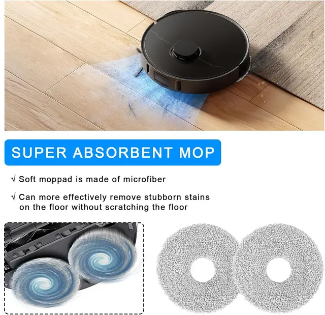 อะไหล่และอุปกรณ์เสริมสำหรับ Dreame X30 Ultra, L10s Pro Ultra Heat, X40 Ultra, S30 Pro Ultra  ที่ยึดไม้ถูพื้น 3