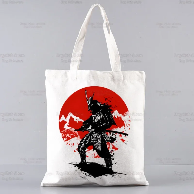 

Японский самурайский дух, сумка в японском стиле Bushido переносная сумка для покупок, пляжная сумка, сумки, вместительные холщовые сумки через плечо