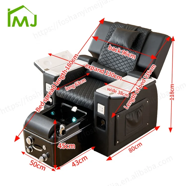Custom Nail Salon Manicure Foot Bathing Massage Chair Electric Massage Spa Pedicure Chair