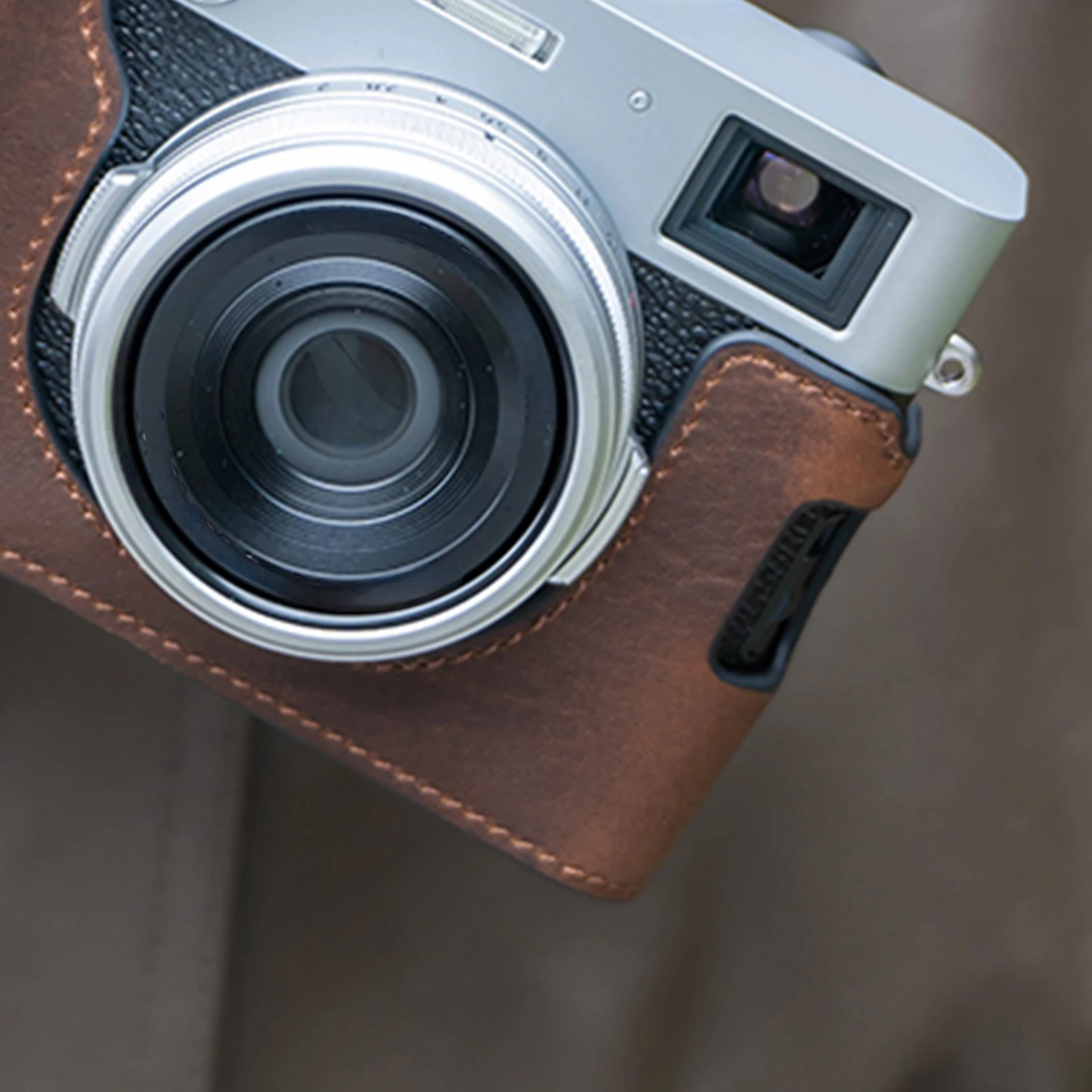 Ledertasche Kit für Fujifilm x100vi High-End Halbkörper hand gefertigte Kamera tasche grün braun schwarz
