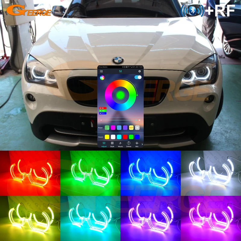 For Bmw X1 E84 Xenon Headlight Bt App Rf Remote Control Dtm Crystal M4