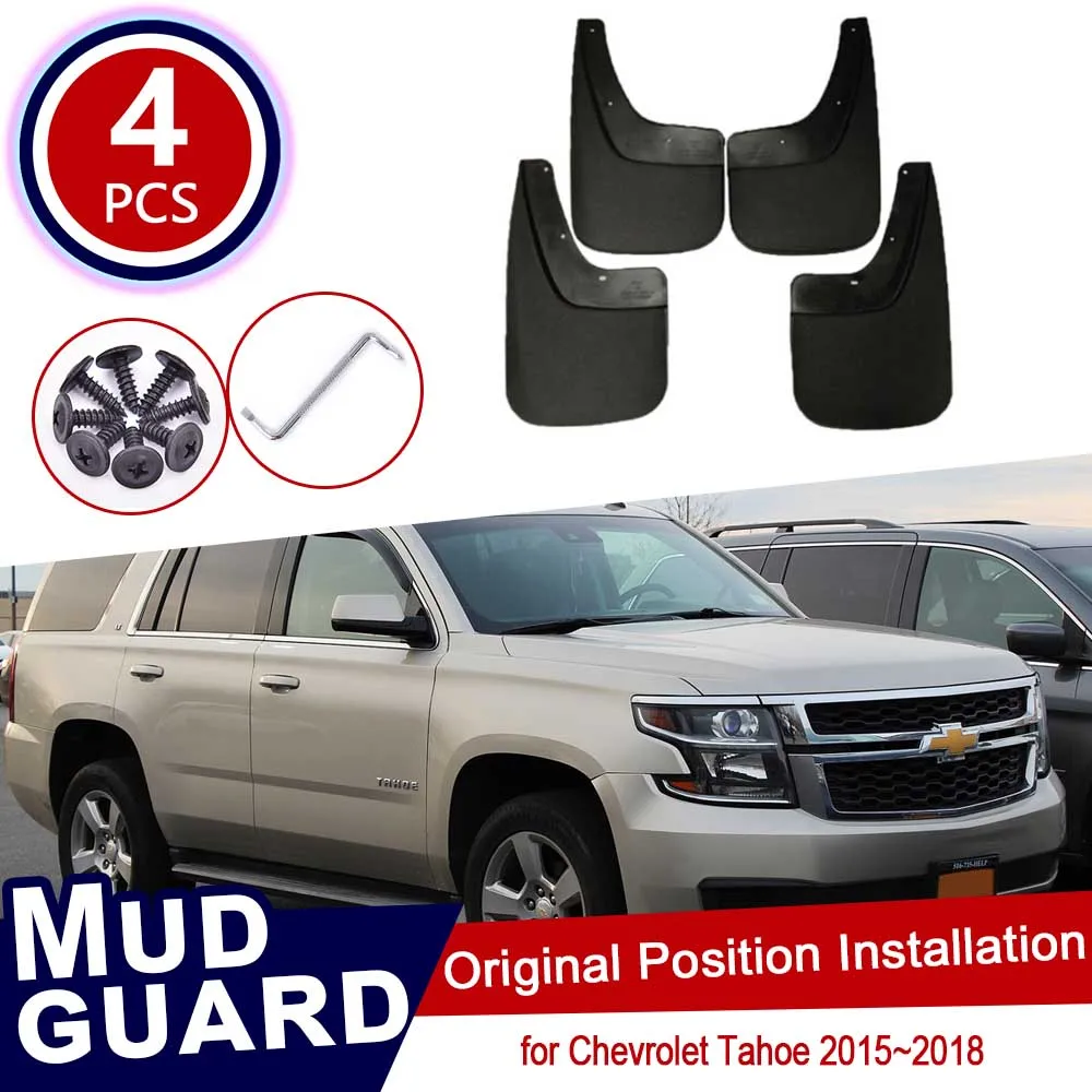 Mudguard for Chevrolet Tahoe 20152018 GMC Yukon Accessories Car Mud Flaps Front Rear Wheel