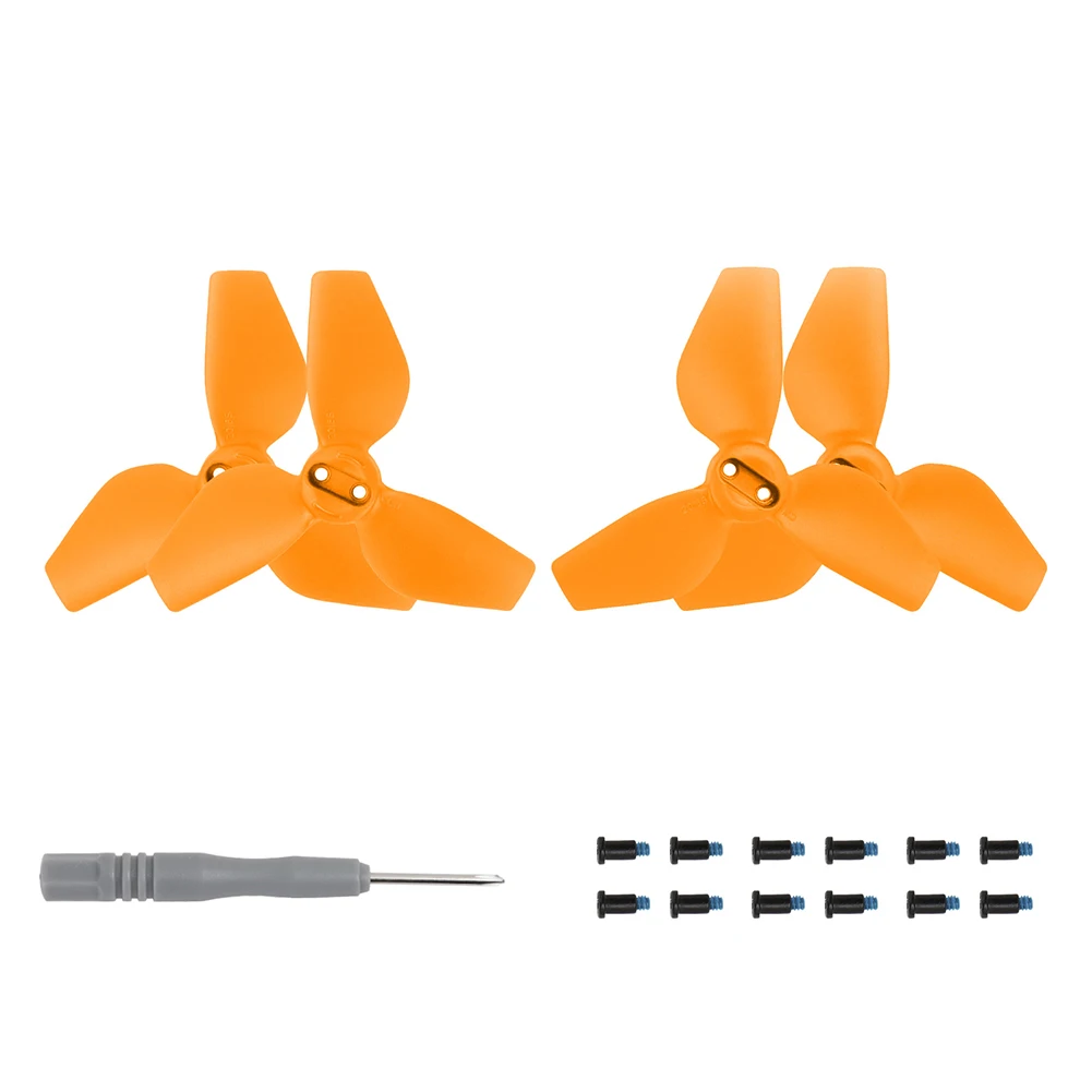 Orange propeller