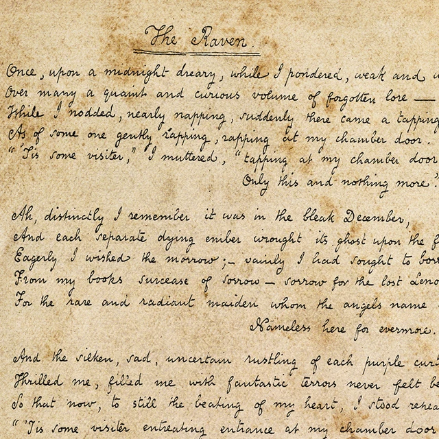 Berühmte Gedichte Von Edgar Allan Poe