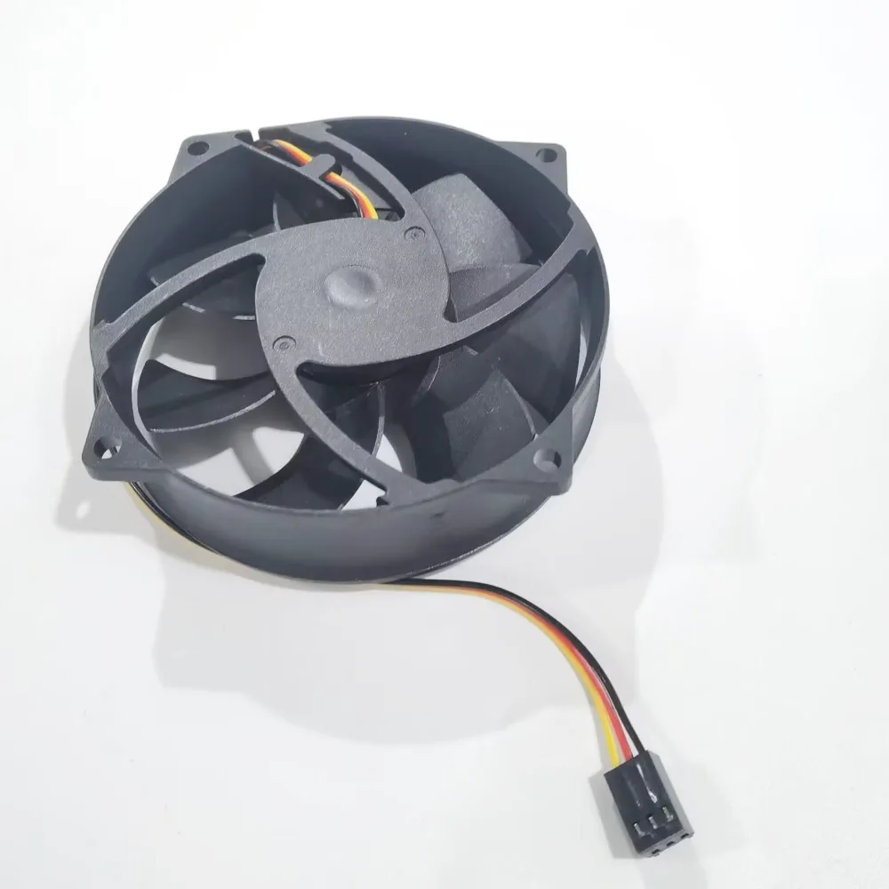 1pcs 92mm x 25mm 12V 3Pin Round Red Blade PC Intel AMD CPU Cooling Heatsink Fan