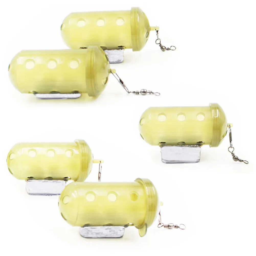 

High Quality Reliable Universal Durable Fishing Feeder Bait Cage Swim Feeders 1pc Baits Basket Carp Fishing Equipment