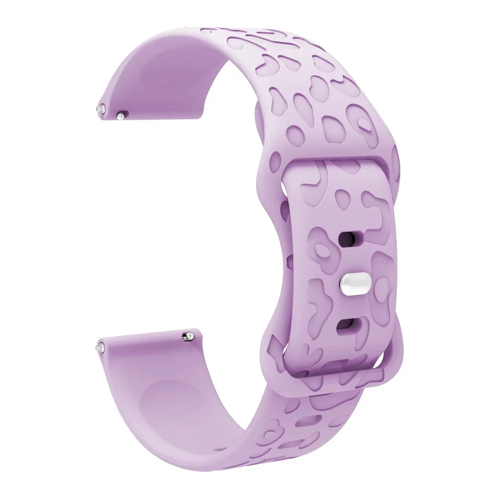 Engraved Silicone Watch Band - Adjustable Strap