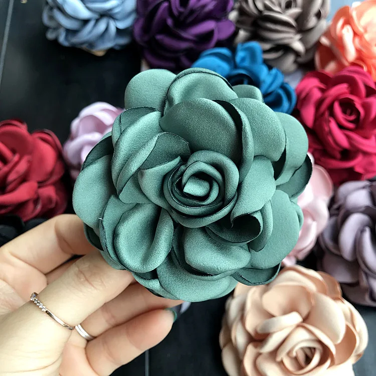 Promotional StealNew Korean Wool Camellia Flower Brooch Pins Pearl