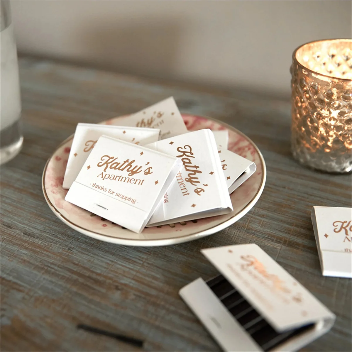 

My Apartment Sparkle Matches - Wedding Favors, Custom Matches, Foil Stamped Matches, Party Favor