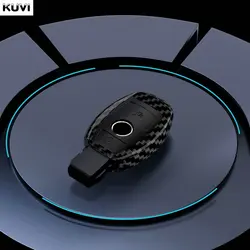 ABS Carbon Fiber Car Key Case Cover Shell (2 Button Carbon)