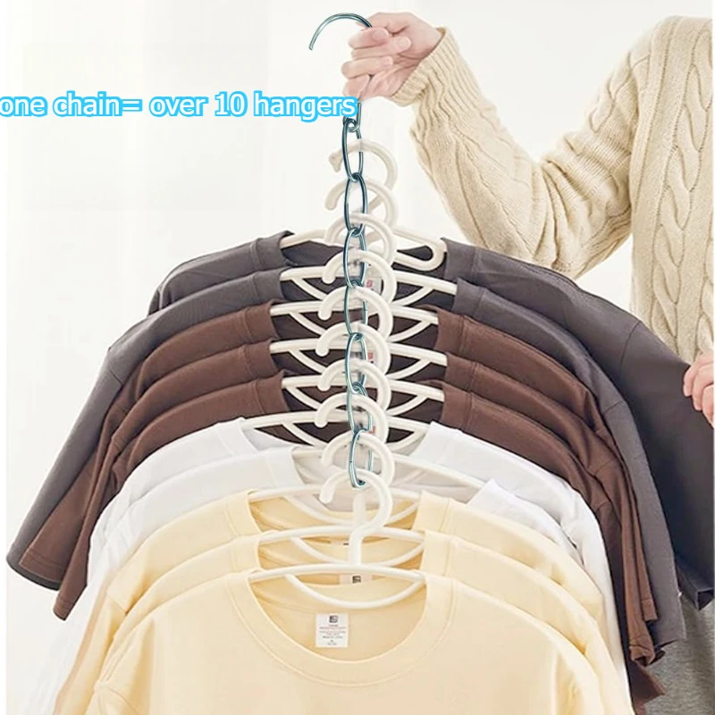 metal chain storage rack ,Clothing display rack, multi-functional hanger, clothes drying rack hangers for clothes 4