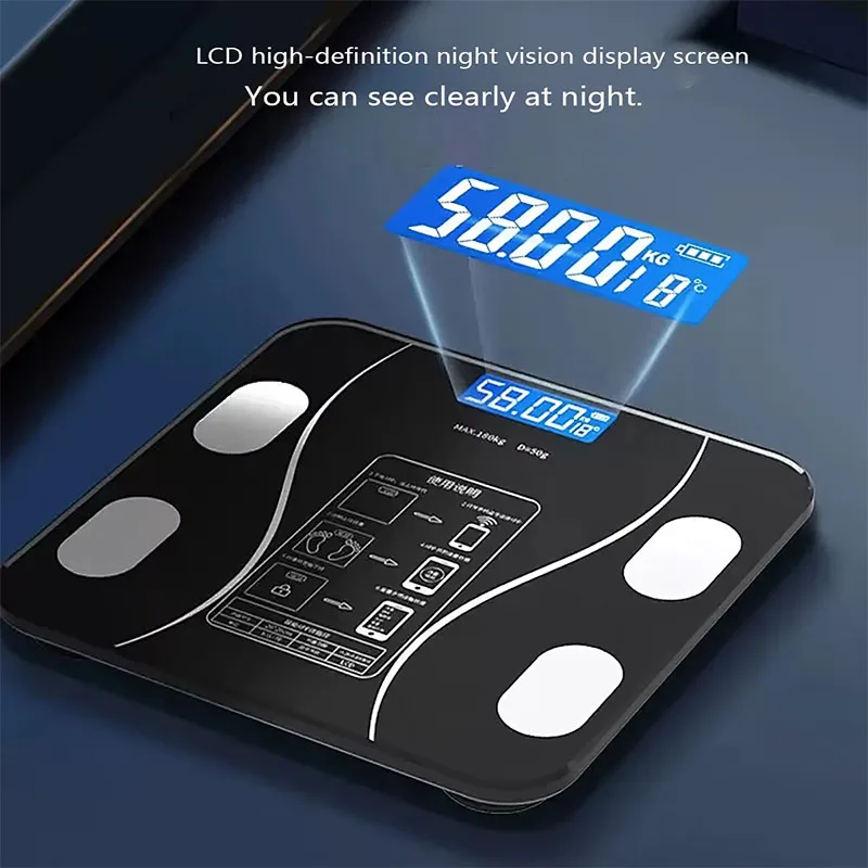 APP monitoring body fat scale charging model for weight loss special intelligent and accurate human body electronic scale