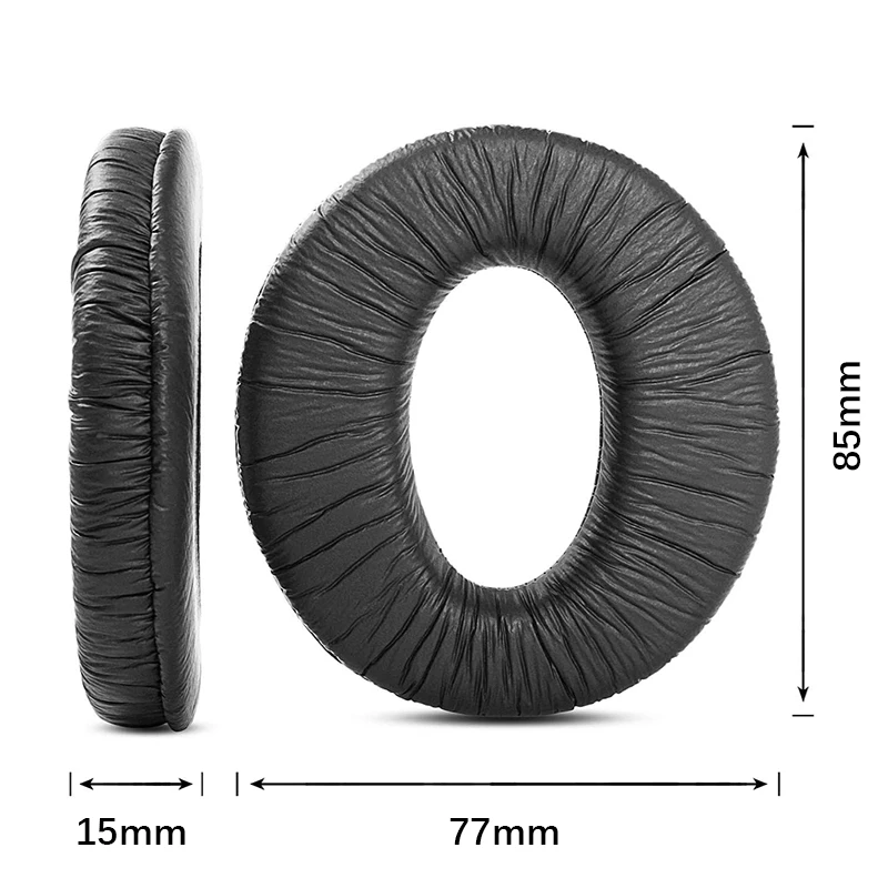 Kutou-substituição Ear Pads para Técnicas Fones de Ouvido Esponja Macio Espuma Capa Headconjunto Headband pr Dj1200 Dj1210 - Image 2