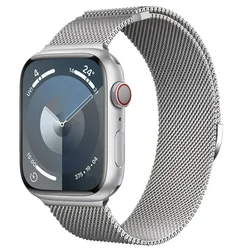 Premium Stainless Steel Milanese Watch Strap - 42 44 45 46 49mm (Silver)