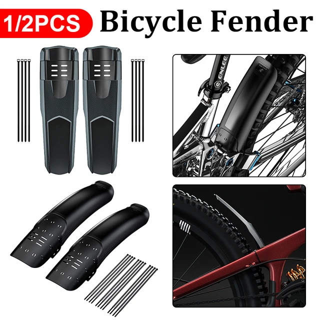 MUDGUARD 1 Pcs Carbon Fiber Bicycle Fenders Bike Front/Rear Mudguard MTB  Mountain Bike Mud Guard Cycling Accessories