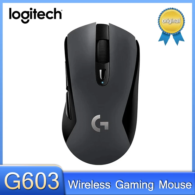 LOGITECH-G603 Lightspeedワイヤレスゲームマウス,12kセンサー,12,000  dpi,ライト,6つのプログラム可能なボタン,500時間のバッテリー寿命