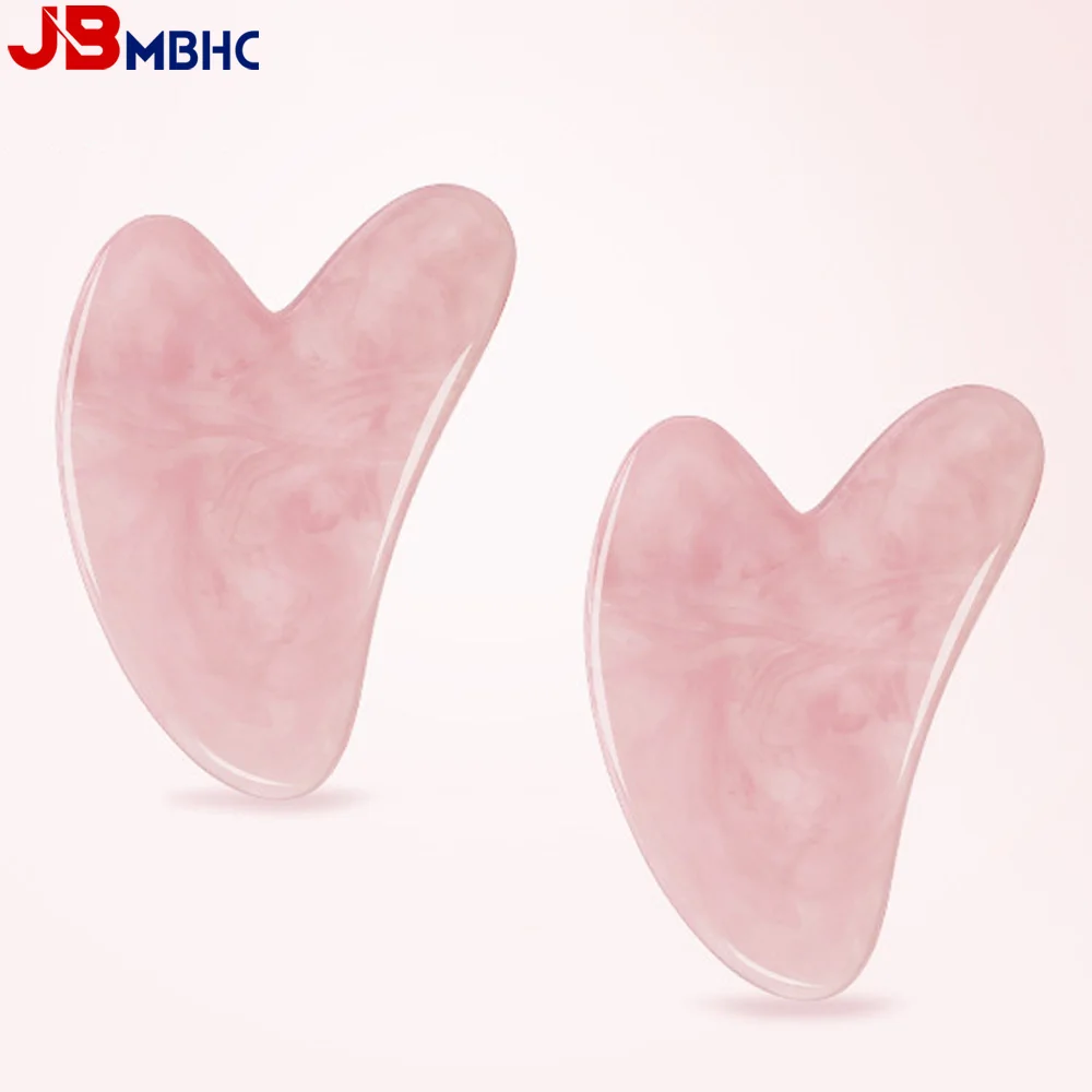 

Heart Shape SPA Massage Beeswax Gua Sha Scraping Massage Scraper Face Massager Acupuncture Guasha Board Massager for Face Neck