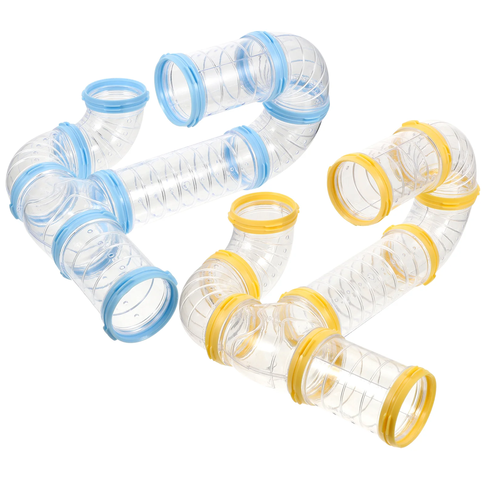 

2 Sets of Adventure External DIY Connection Tunnel Hamster Cage Tube Connectors