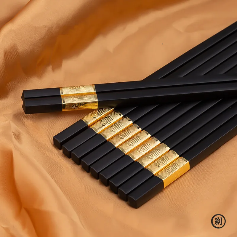 Sushi Chopsticks,Non Slip Chopsticks,Wooden Chopsticks-5 Pairs 24cm Reusable Non-Slip Sushi Sticks Korean Japanese Food Chinese Wood Chopsticks Set